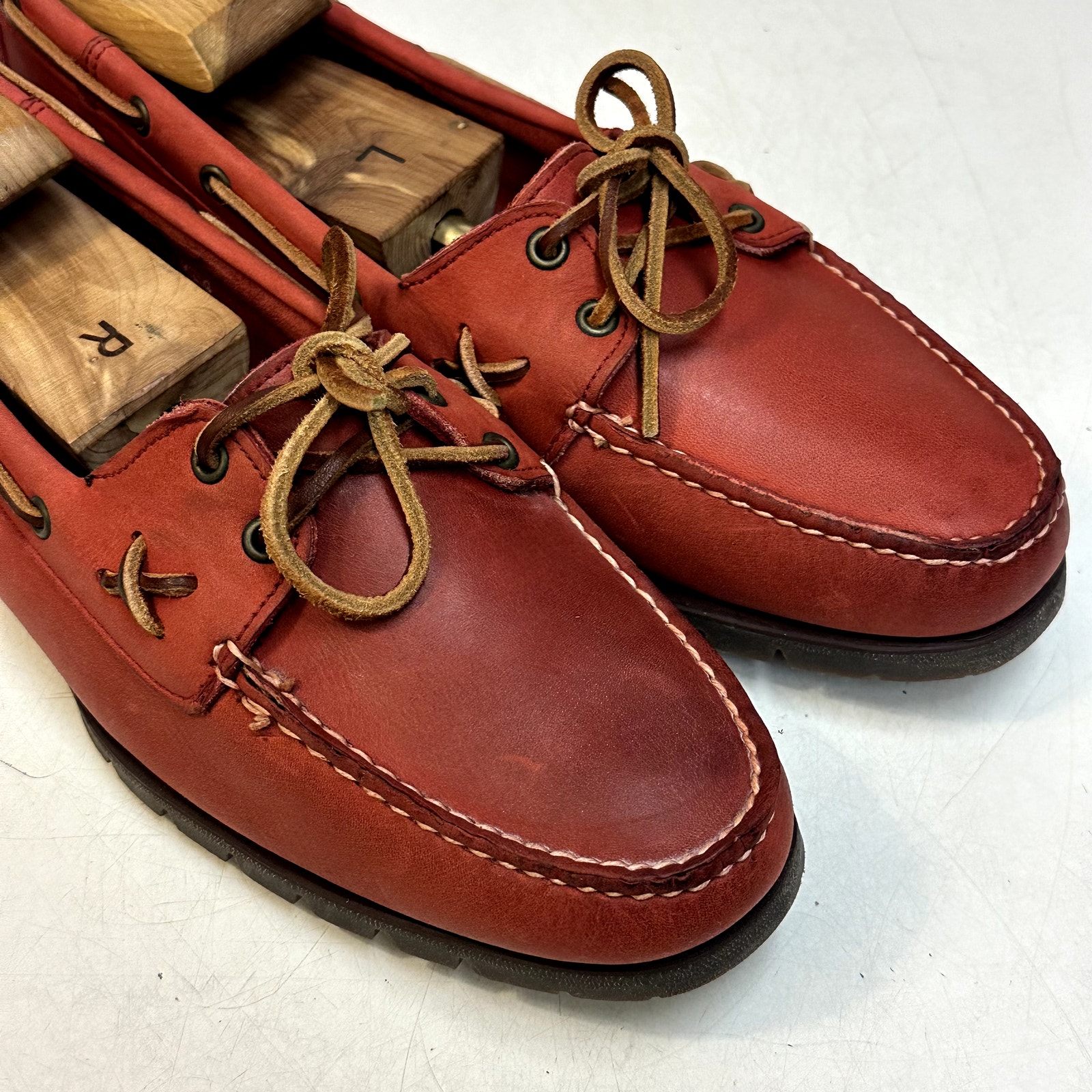 Nwot Rancourt & Co. X Polo Ralph Lauren Boat Shoe Vibram Made In Maine Usa 11 D — image 8 of 8